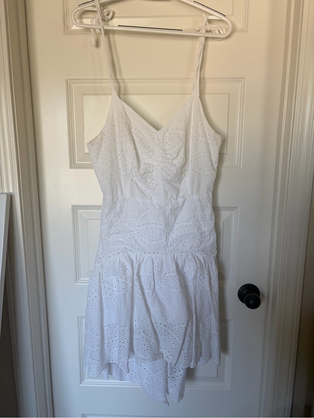 VENUS White Eyelet Spaghetti Strap Sundress